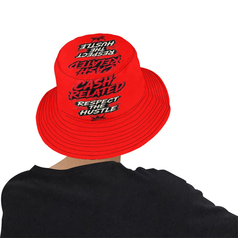 Ecocomics Cash Related Bucket Hats Red