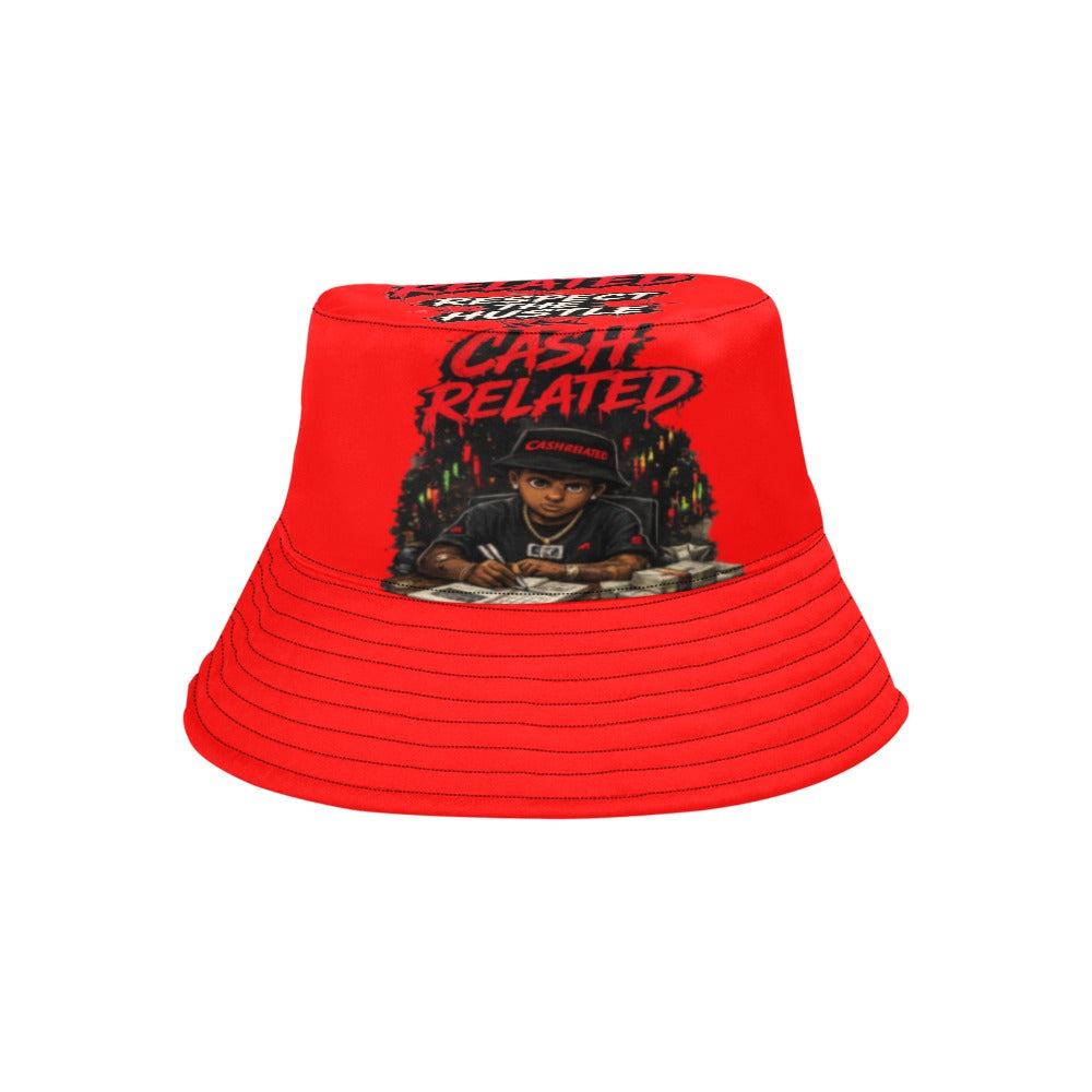 Ecocomics Cash Related Bucket Hats Red