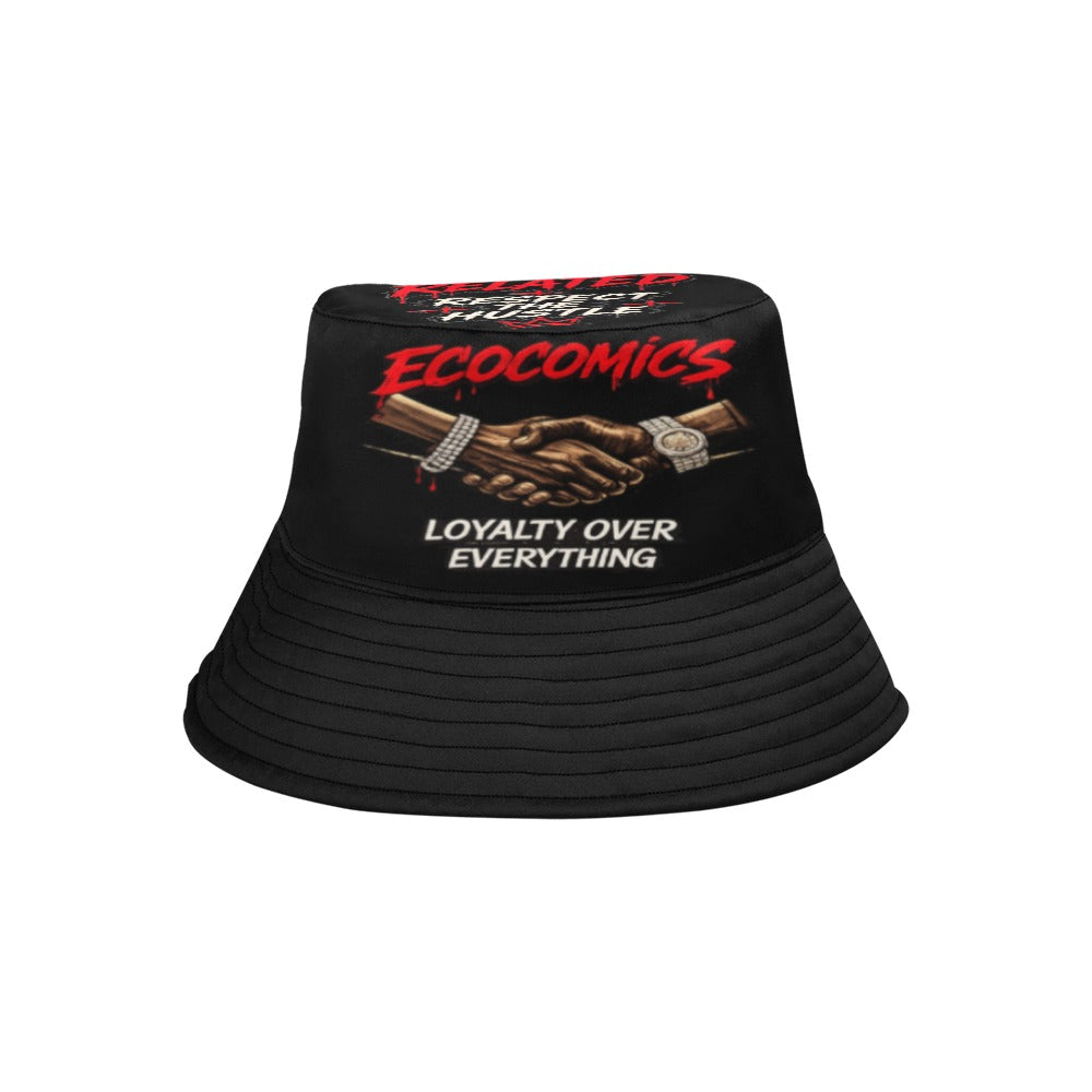Ecocomics Cash Related Bucket Hats Black