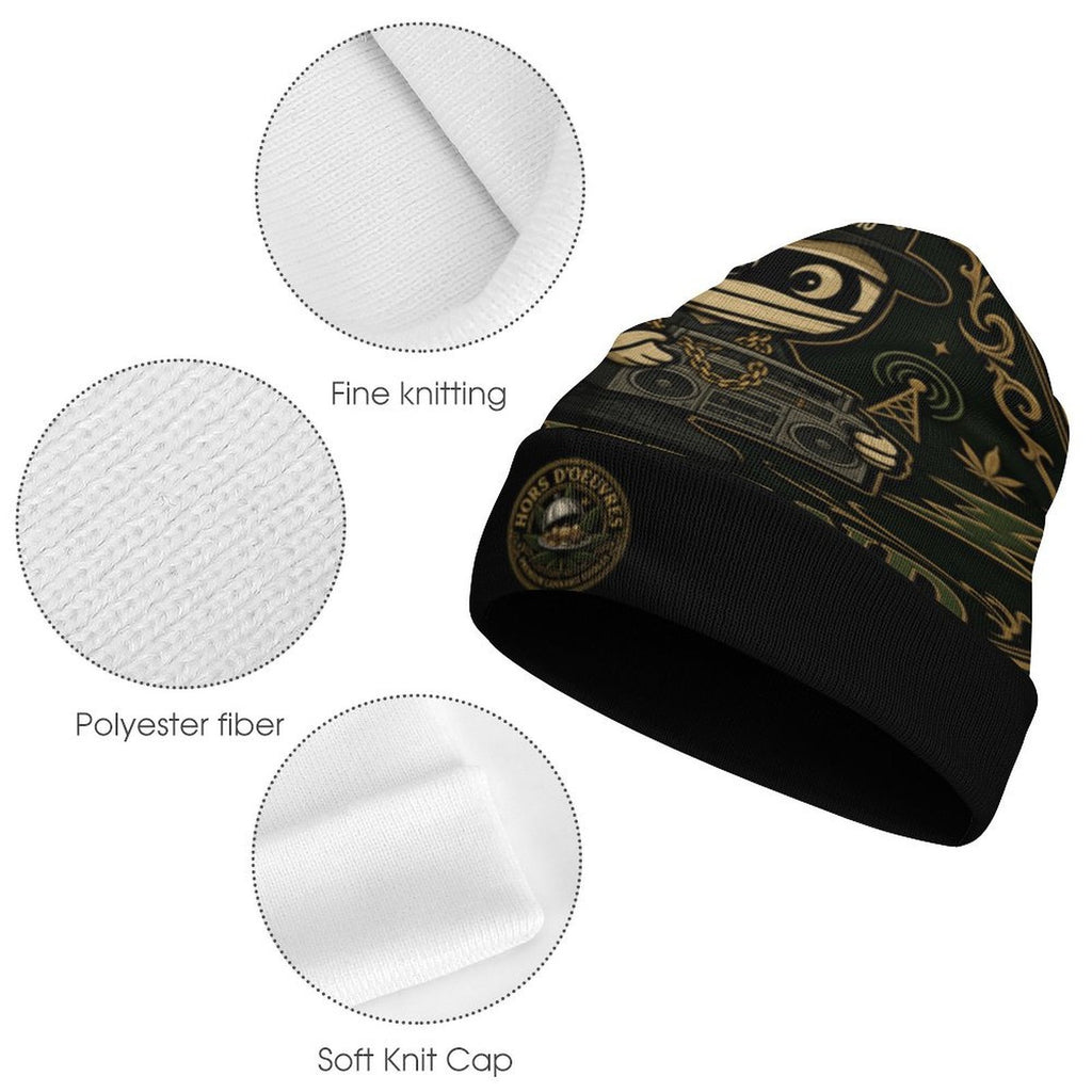 Hors D'oeuvres Knit Beanie Black