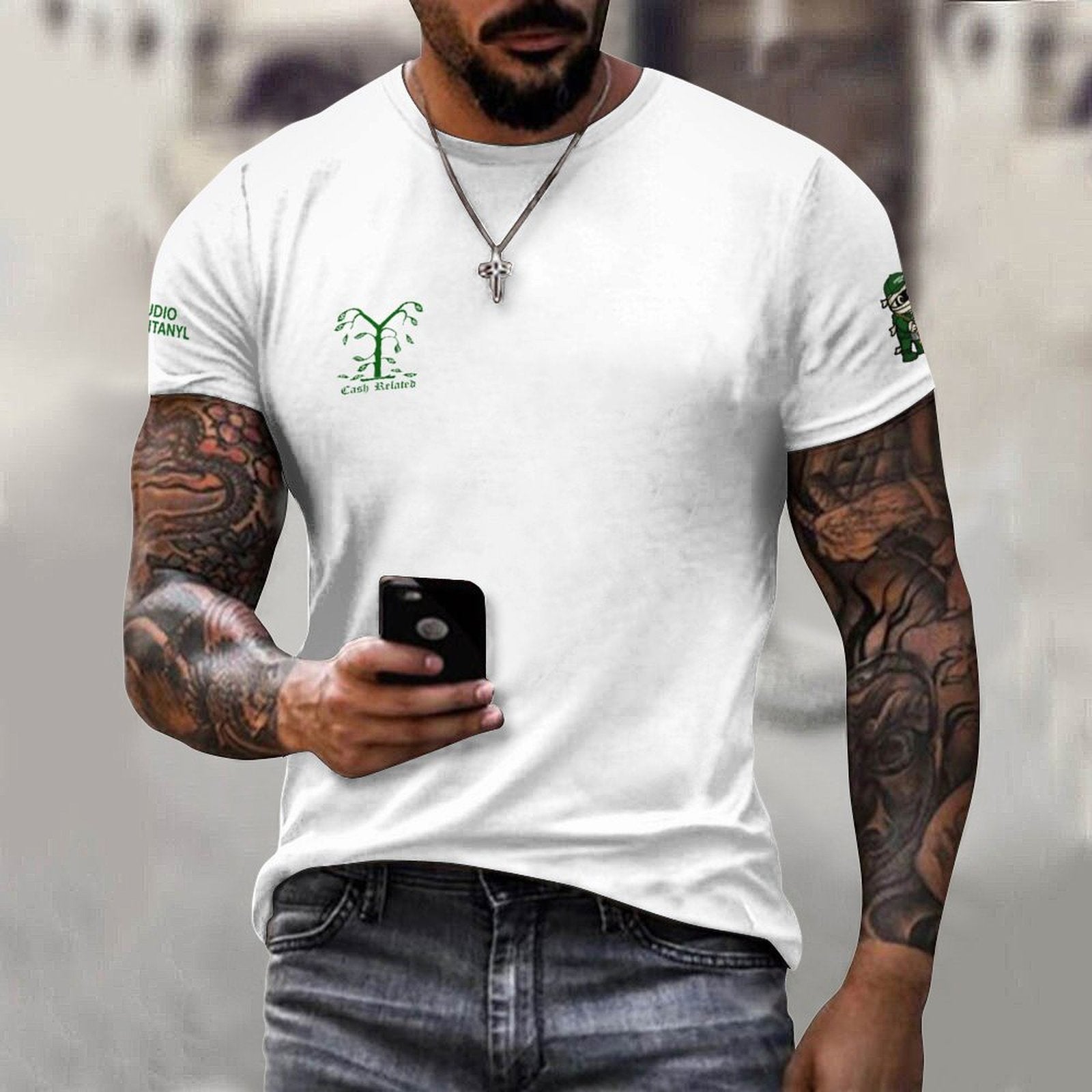 Social Club Cotton T-Shirt White