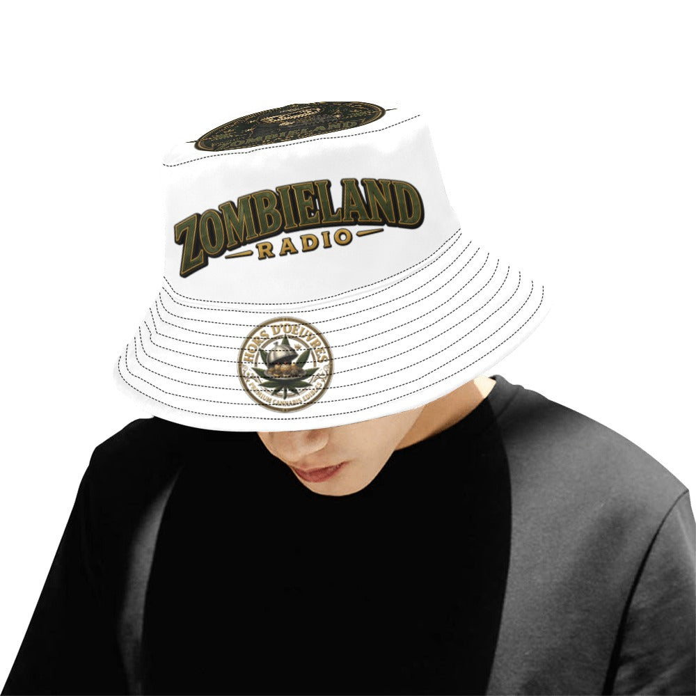 Hors D'oeuvres Bucket Hat White