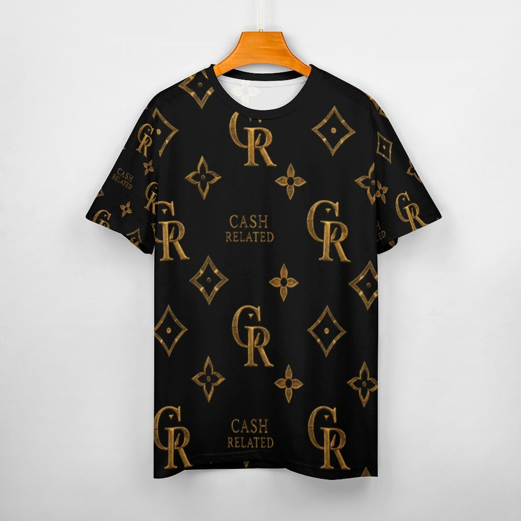 Cash Related Diamonds  Cotton T-Shirt Black