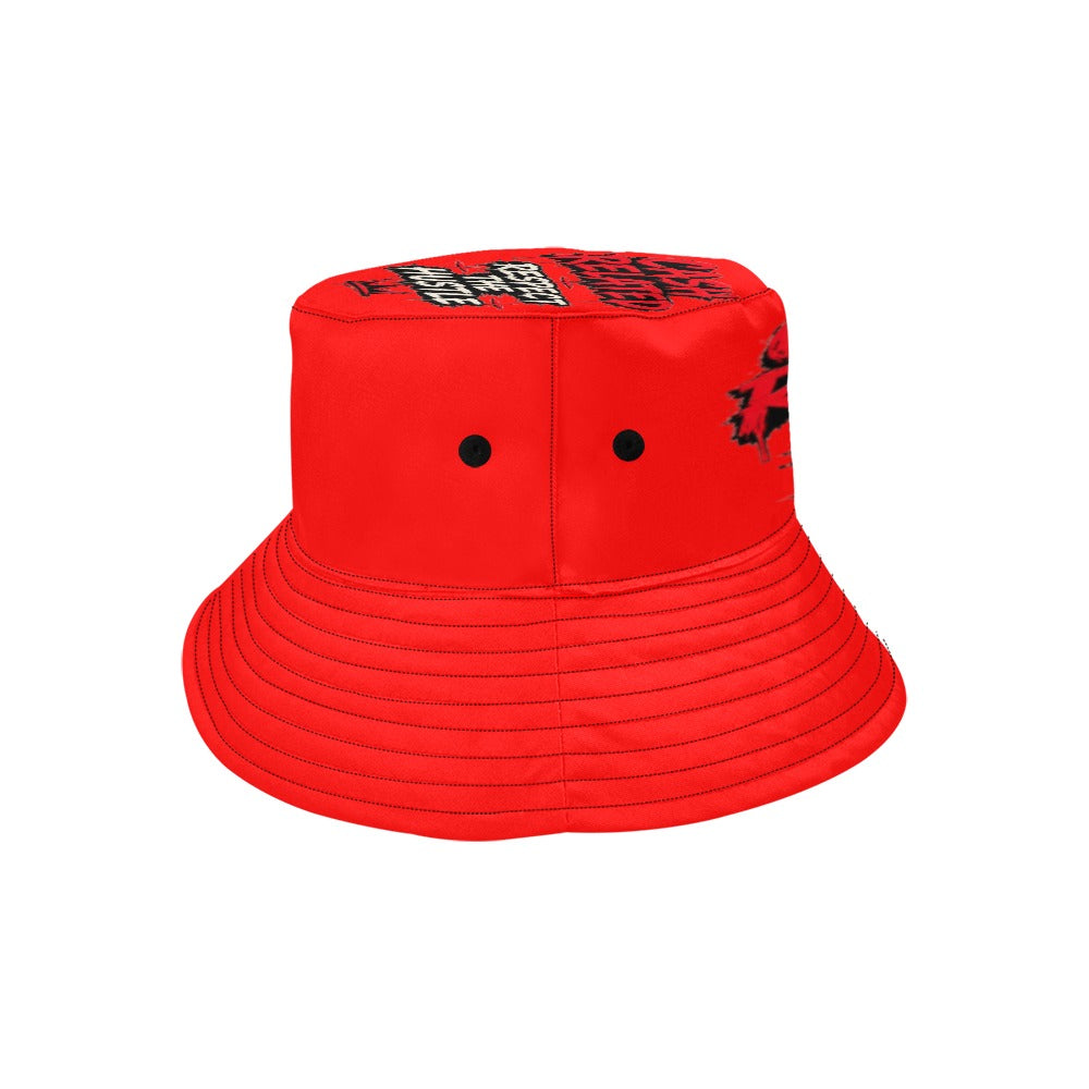 Ecocomics Cash Related Bucket Hats Red