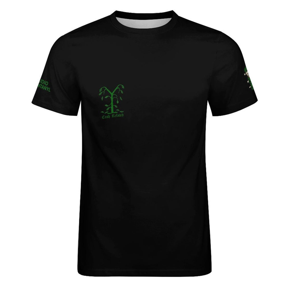 Social Club Cash Related Cotton T-Shirt Black