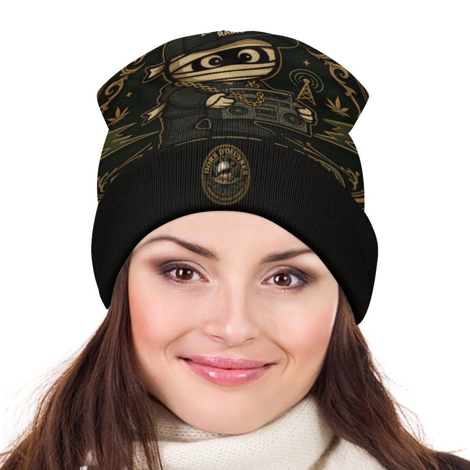 Hors D'oeuvres Knit Beanie Black