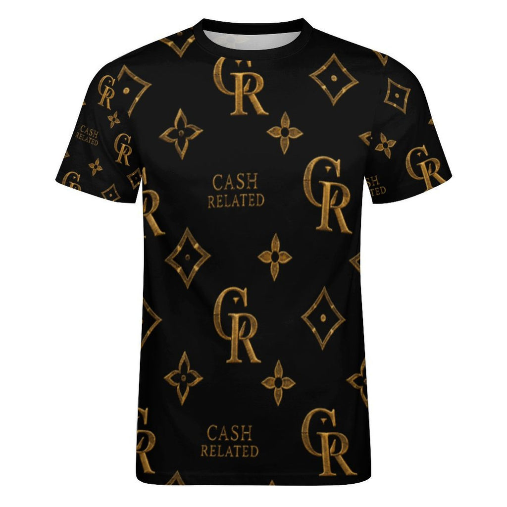 Cash Related Diamonds  Cotton T-Shirt Black
