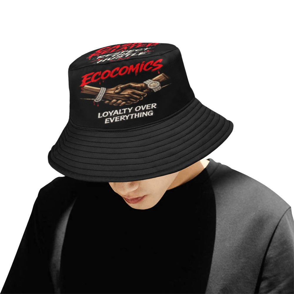 Ecocomics Cash Related Bucket Hats Black