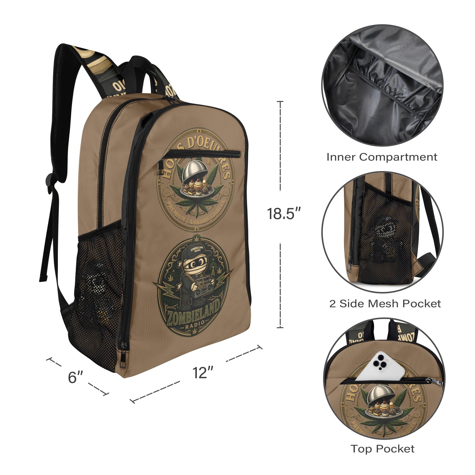 Hors-D'oeuvres Sports Backpack