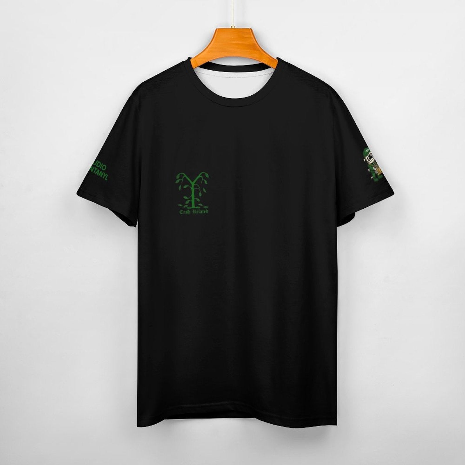 Social Club Cash Related Cotton T-Shirt Black