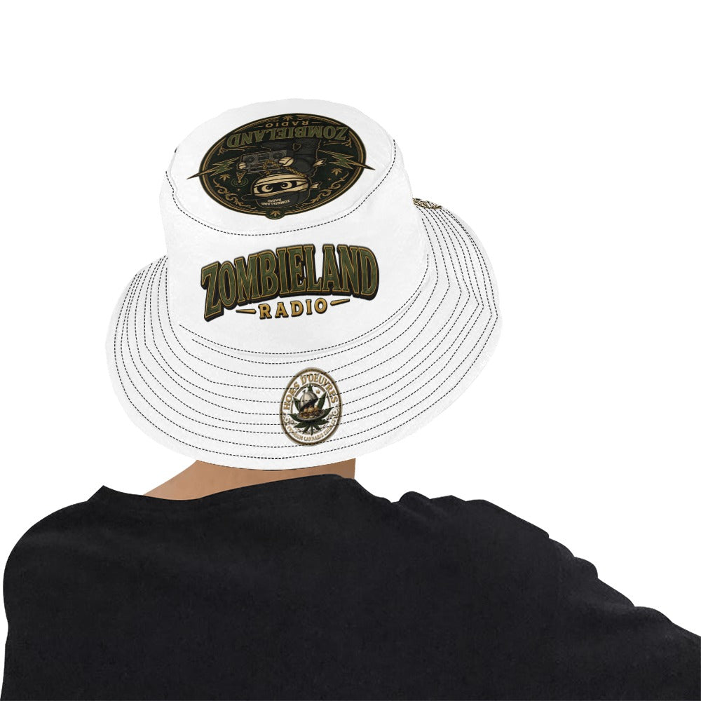 Hors D'oeuvres Bucket Hat White