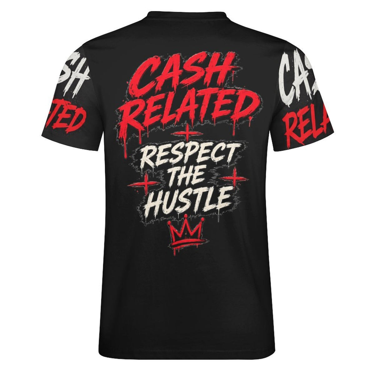 Ecocomics Cash Related Cotton T-Shirt Black
